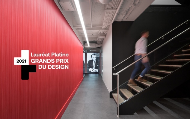 FOR. design planning Grands Prix du design Platine Bureaux Ogilvy Montréal lauréats Design d'intérieur