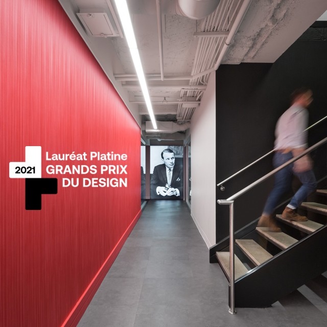 2 Grands Prix du Design Platine for Ogilvy Montréal project