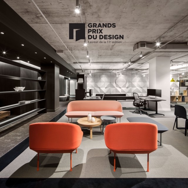 FOR. wins a Grand Prix du Design 2018 for d|vision21 showroom !