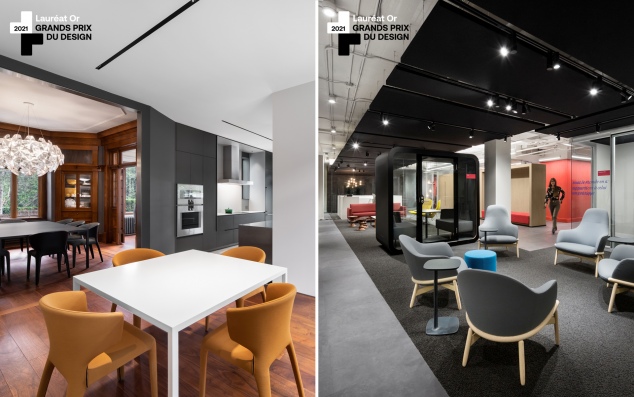 FOR. design planning Grands Prix du design Ogilvy Montréal Offices Outremont House Winners Interior Design