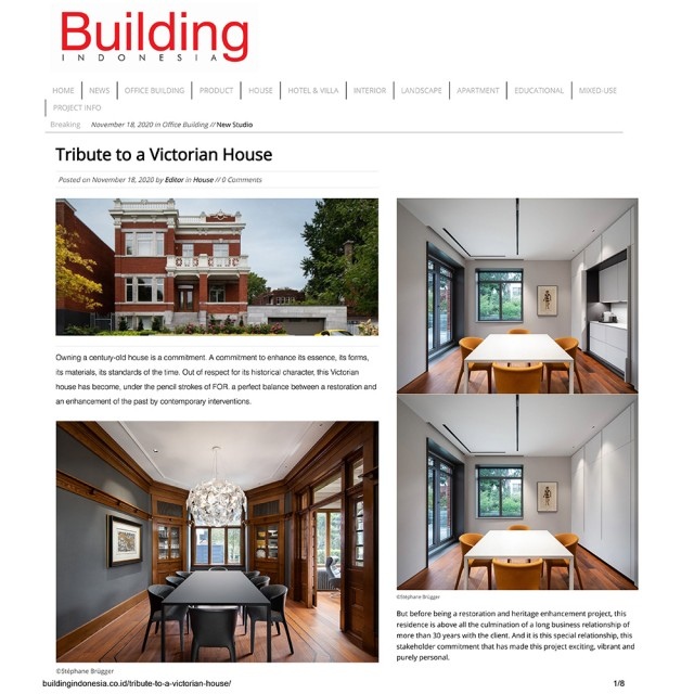 INDONESIA. Building Indonesia. Outremont House