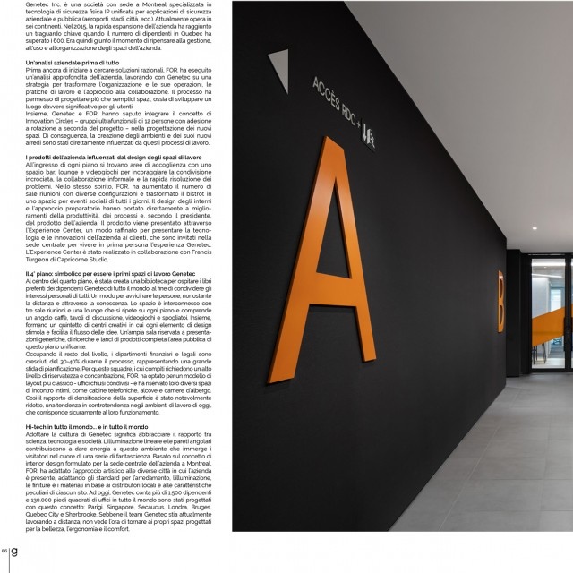 ITALY. Glamour Affair magazine. Genetec Headquarters