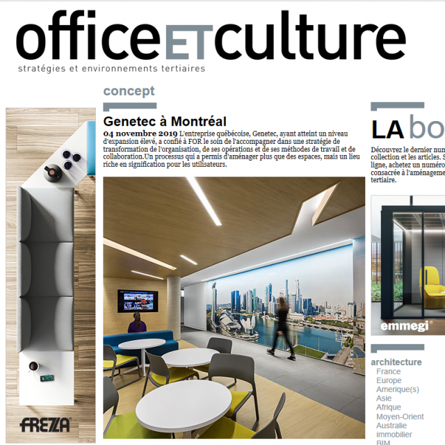 FRANCE. Office et Culture. Genetec Headquarters 