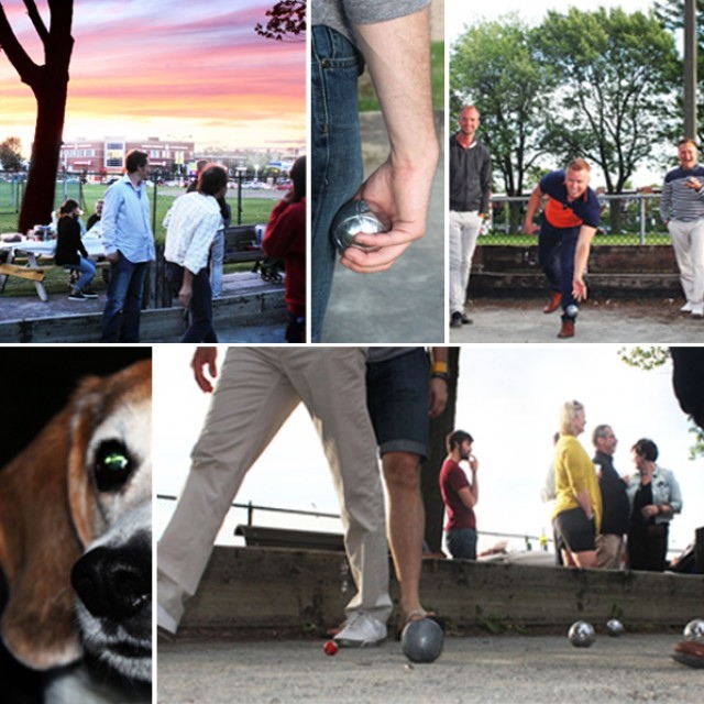 a little game of petanque!